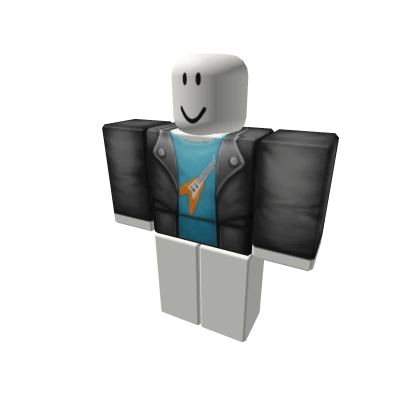 Free Roblox Guitar Tee with Black Jacket