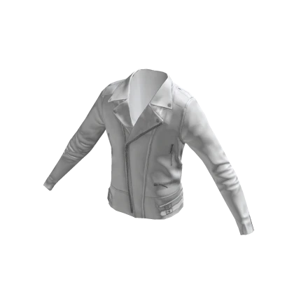 Free Roblox White Collared Leather Jacket