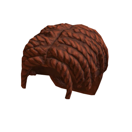 Free Roblox Sideswept Dreads Red Hair