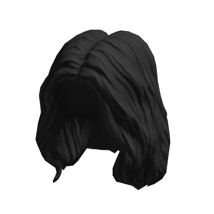 Free Roblox Wavy Middle Part Black Hair