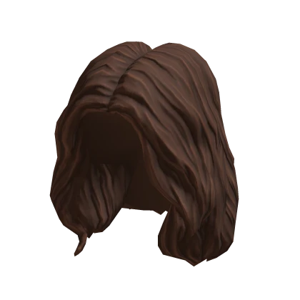 Free Roblox Wavy Middle Part Brown Hair