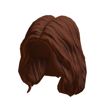 Free Roblox Wavy Middle Part Red Hair